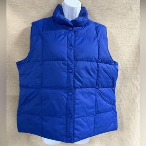 Lands' End Blue Puffer Vest